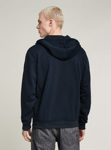 Premium Core Hooded Zip Sweater | ダークブルー | G-Star RAW® JP